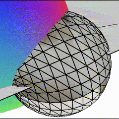 Inserting a random image variable inside an outlined sphere